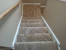 After Stairway Stain Removal